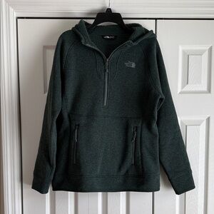 The North Face Forest Green Zip-Up Sweater